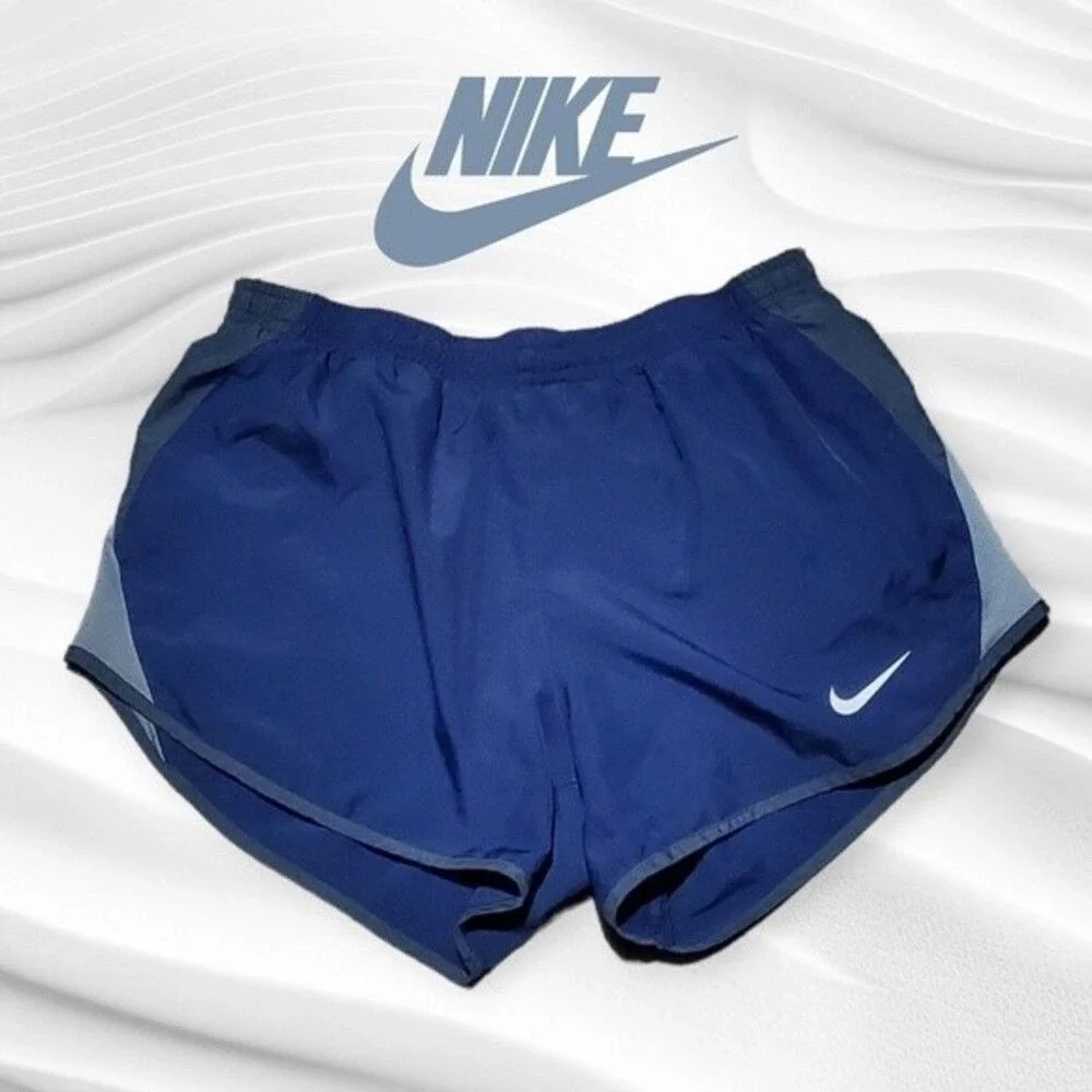 Nike Women Dri-FIT Tempo Running Shorts Navy‎ Blue S